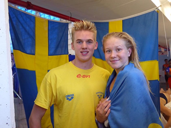 Kvällens finalsimmare - Erik och Hannah Kvällens finalsimmare - Erik och Hannah