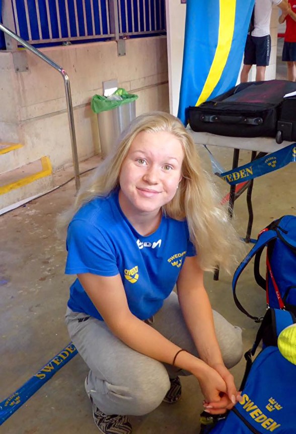 EJM-brons till Hannah Brunzell - på 200m bröstsim EJM-brons till Hannah Brunzell - på 200m bröstsim