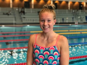 Hannah Brunzell - Västeråssimmerska som idag åker till USA för att träna - foto: Västerås Simsällskap Hannah Brunzell - Västeråssimmerska som idag åker till USA för att träna - foto: Västerås Simsällskap