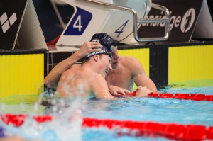Både Henrik Christiansen og Erik Gidskehaug leverte gode prestasjoner i finalen på 800 fri. Foto: Ellen Kessel Både Henrik Christiansen og Erik Gidskehaug leverte gode prestasjoner i finalen på 800 fri. Foto: Ellen Kessel