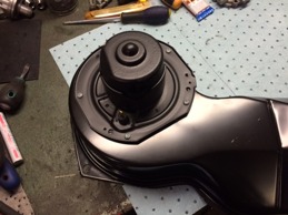 Och ny fläktmotor. Den gamla var vissen i lagrena. Och ny fläktmotor. Den gamla var vissen i lagrena.