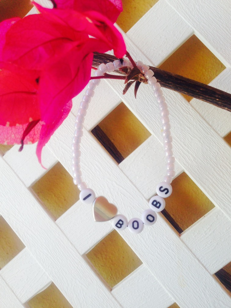 Today we are launching are new Summer Edition bracelet, please welcome Pink Touch to the I Love Boobs family. Today we are launching are new Summer Edition bracelet, please welcome Pink Touch to the I Love Boobs family.
