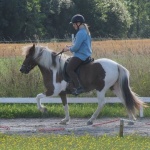Emma rider in Skjóna