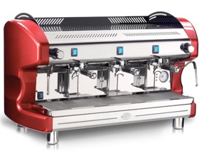 QM 65 3-Grupper. Professionell espressomaskin med tre grupper. - 