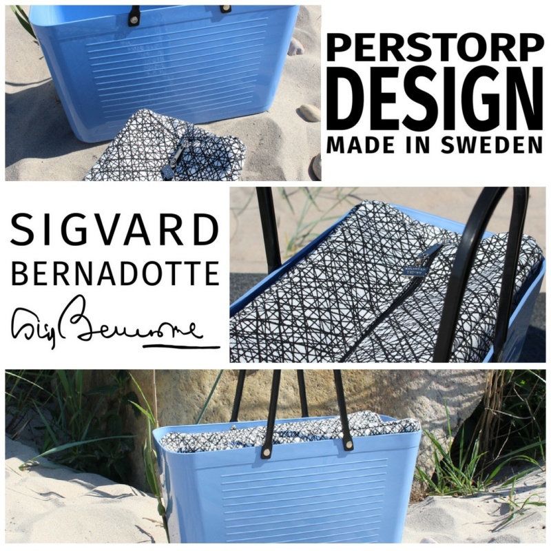 Bag with VirrVarr pattern by Sigvard Bernadotte - Swedish design prince Bag with VirrVarr pattern by Sigvard Bernadotte - Swedish design prince