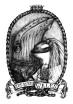 Print: The Royal Whales A4