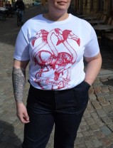 T-shirt: Let's Flamingle, All-Elin