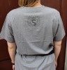 Organic T-shirt Dress Grey melange, Somenid