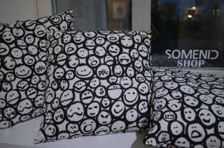 Cushion cover: Smileys - Cushion Cover Smileys