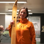 Sara Grundström lyclig vinnare av ett par Tegsnässkidor