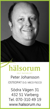 Osteopat Varberg - Peter Johansson på Hälsoorum