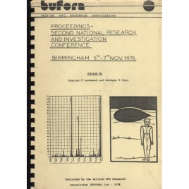 BUFORA: Proceedings - Second national research and investigation conference. Birmingham 5th-7th Nov 1976 (Sc)