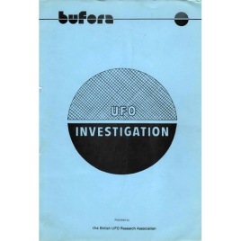 BUFORA: UFO investigation. A field investigator's handbook (Sc)