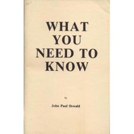 Oswald, John Paul: What you need to know (booklet)