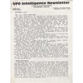 UFO Intelligence Newsletter (1993-1994)
