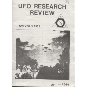 UFO Research Review (1977-1982) - 1977 vol 03 no 01, A5 16 pages