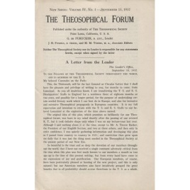 Theosophical forum (The) (1932-1946)