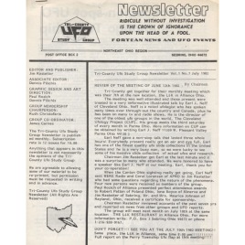 Tri-County UFO Study Group Newsletter (1982)