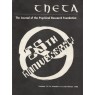 Theta - The Journal of the Psychical Research Foundation (1984-1987) - 1986 Vol 13/14 No 3/4 (44 pages)