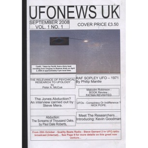 UFO News UK (2008 - 2009) - 2008 Vol 01 No 01