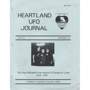 Heartland UFO Journal (1994-1995) - No 30 1994 Sep