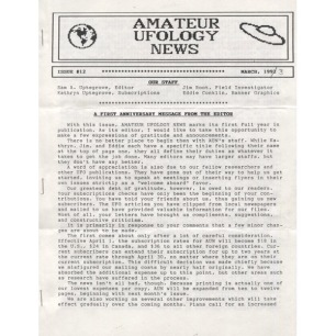 Amateur Ufology News (1993-1994) - 1993 No 12
