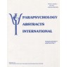 Parapsychology Abstracts International (1983-1987) - 1987 - Vol 5 No 01