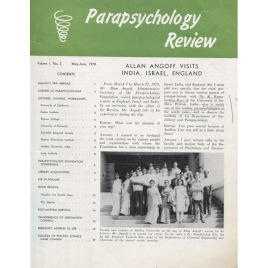 Parapsychology Review (1970 - 1972)