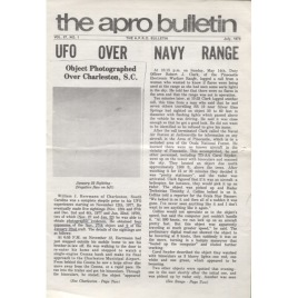 A.P.R.O. Bulletin (1978 vol 27-1987 vol 33)