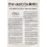 A.P.R.O. Bulletin (1978 vol 27-1987 vol 33) - 1979 Vol 27 No 10 8 pages
