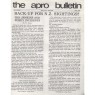A.P.R.O. Bulletin (1978 vol 27-1987 vol 33) - 1979 Vol 28 No 01 8 pages