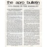 A.P.R.O. Bulletin (1978 vol 27-1987 vol 33) - 1979 Vol 28 No 04 8 pages