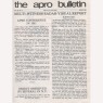 A.P.R.O. Bulletin (1978 vol 27-1987 vol 33) - 1979 Vol 28 No 09 8 pages