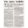A.P.R.O. Bulletin (1978 vol 27-1987 vol 33) - 1980 Vol 28 No 12 8 pages