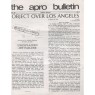 A.P.R.O. Bulletin (1978 vol 27-1987 vol 33) - 1981 Vol 29 No 09 8 pages