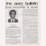 A.P.R.O. Bulletin (1978 vol 27-1987 vol 33) - 1982 Vol 30 No 01 8 pages