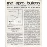 A.P.R.O. Bulletin (1978 vol 27-1987 vol 33) - 1982 Vol 30 No 02 8 pages