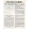 A.P.R.O. Bulletin (1978 vol 27-1987 vol 33) - 1982 Vol 30 No 04 8 pages