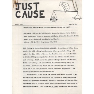 Just Cause (1978-1993) - 1978 Apr (photo copy?, 12 pages)
