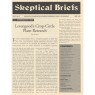 Skeptical Briefs - New Series (1991-1998) - 1996 Vol 06 No 02 (16 pages)
