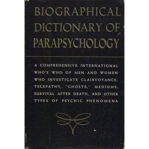 Pleasants, Helen (editor) : Biographical Dictionary of Parapsychology - Good, worn jacket
