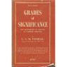 Tyrrell, G. N. M.: Grades of significance.