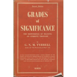 Tyrrell, G. N. M.: Grades of significance.