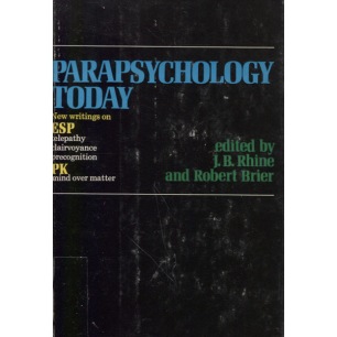 Rhine, J. B. & Brier, Robert (ed.): Parapsychology today.