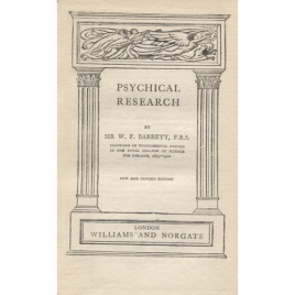 Barrett, W. F.: Psychical research.