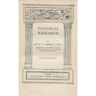 Barrett, W. F.: Psychical research.