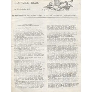 FoafTale News (1989-2000) - 1989 No 15 (12 pages)