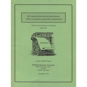 Jones, William E. & Minshall, Rebecca D.: Bill Cooper and the need for more research. (Sc)