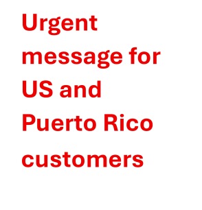 Message for USA & Puerto Rico customers