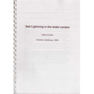 Evans, Hilary: Ball lightning in the wider context
